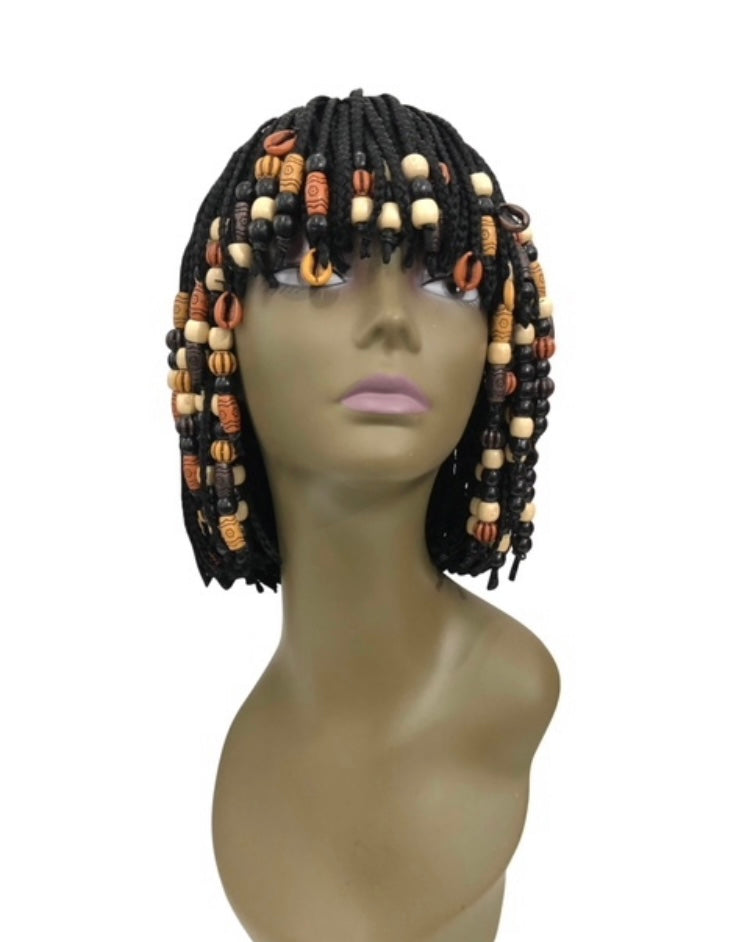 Knottie Gyal Braided with Beads Wig